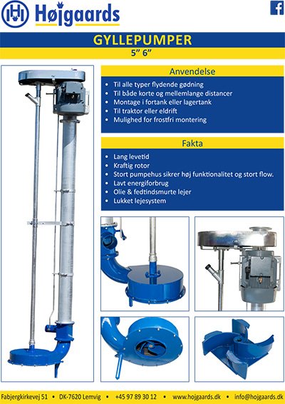 Højgaard framside gyllepumpe 5-6