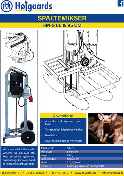 Højgaard framside spaltemikser svin