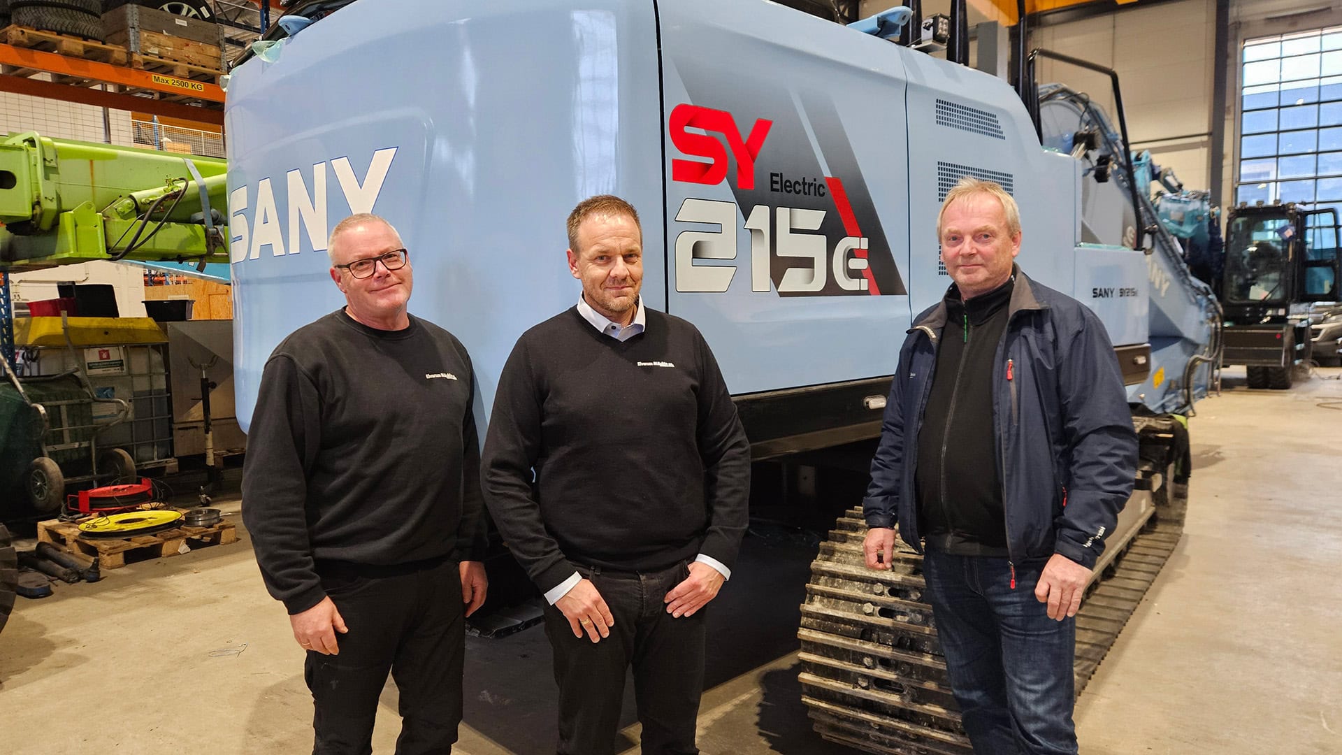 Elverum Maskin AS med Sany